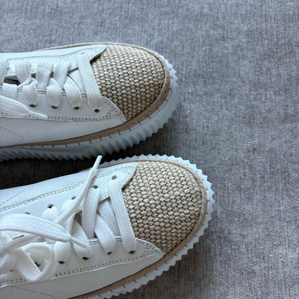 Voile Blanche White Leather Sneakers - Picture 2 of 6